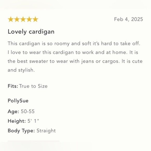 NWT Size XL (P2P 30") -Anthro Oversized Cardigan Sweater made in Italy (US$ 198) - Picture 14 of 16